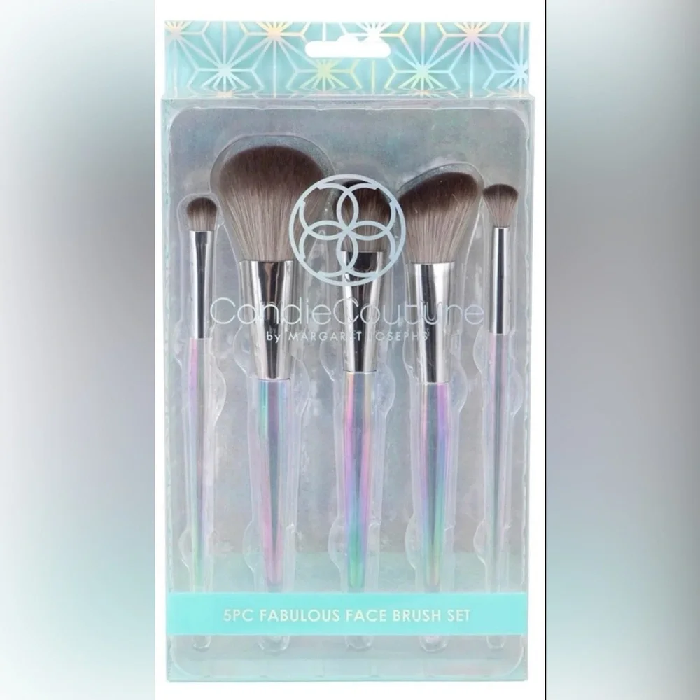 CANDIE COUTURE 5 pc Make-up Brush Set Fabulous Face NEW